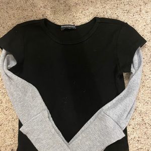 layered brandy melville shirt